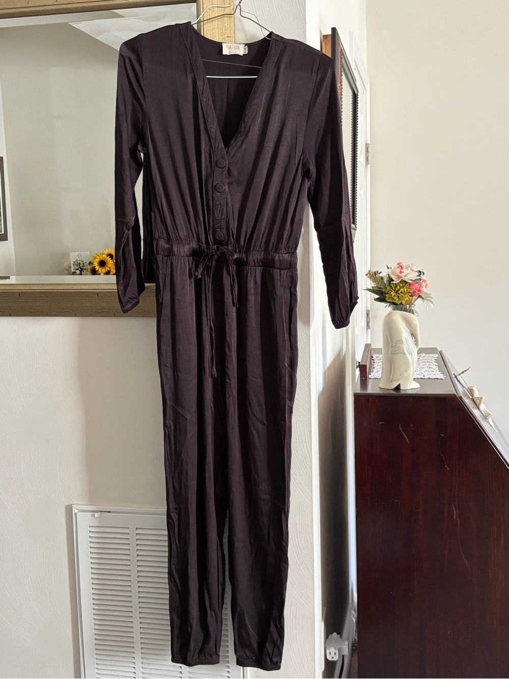 NATION LTD Brown Rayon Jump Suit